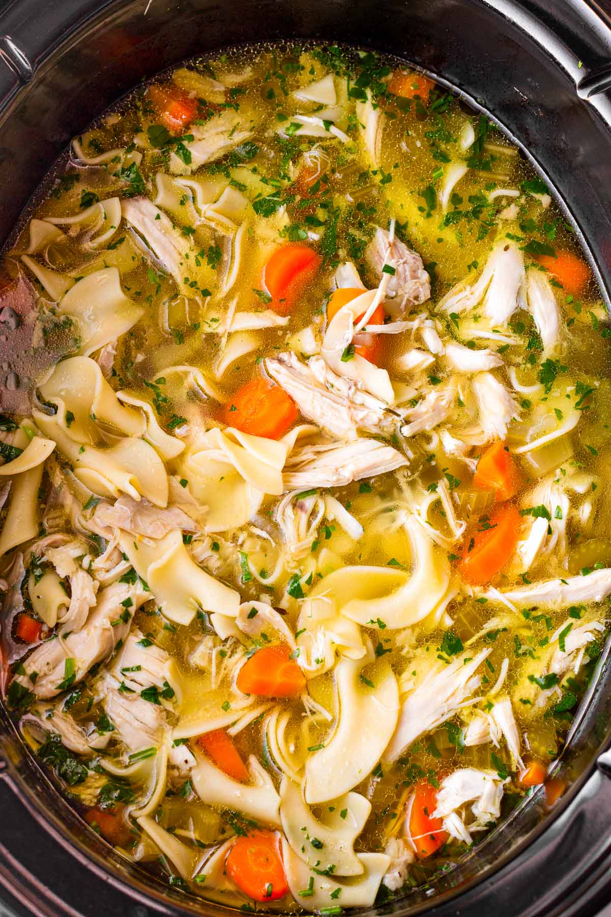 Perfect Slow Cooker Chicken Noodle Soup: Noodle & Broth Tips